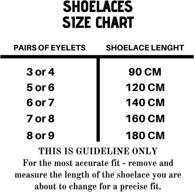 Thumbnail 6 de CUBSER 3 Paar reißfeste Schnürsenkel 5 mm