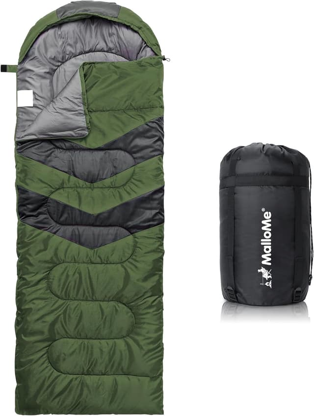 Thumbnail 6 de MalloMe Schlafsack Outdoor für Erwachsene und Kinder – Winter, leicht & wasserdichtes Deckenschlafsack-Design