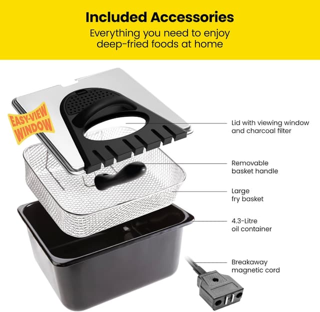 Detalle 2 de Chefman 4.3 Litre Deep Fat Fryer