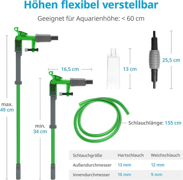 Thumbnail 6 de NICREW Aquarium Wasserwechsler 155 cm 🐠