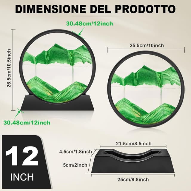 Thumbnail 5 de Wai Danie Cuadro de arena 3D Sandscape 🌊 Decoración única