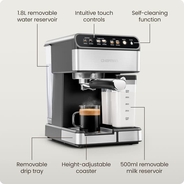 Thumbnail 6 de Chefman CaféMaster Pro 1.8L Espresso Machine
