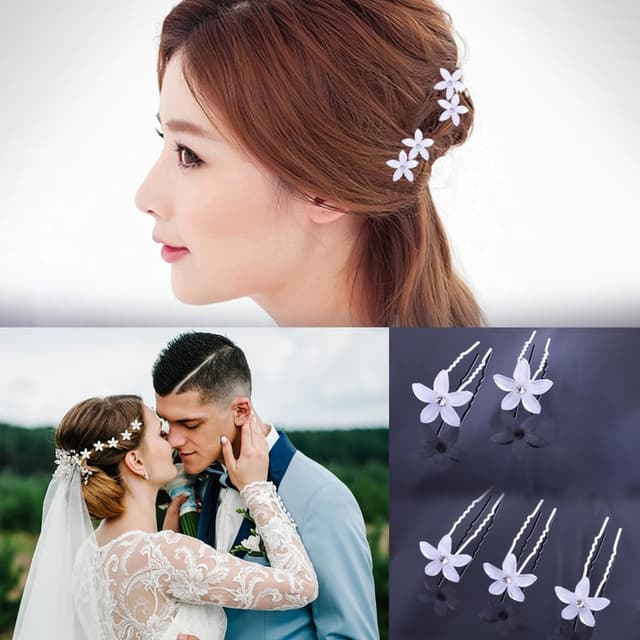 Imagen de Perlen Haarnadeln Hochzeit 20 Stück 🎀 en OfertitasTOP