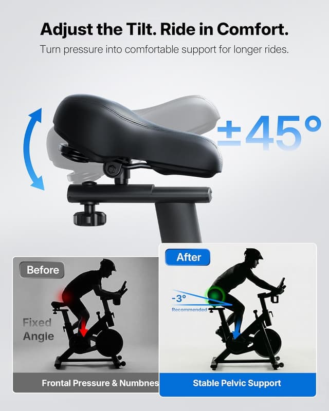 Thumbnail 6 de Merach S36 Magnetic Exercise Bike 330 lb capacity