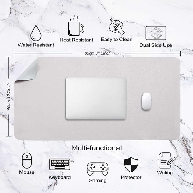 Detalle de Desk Pad Large desk mat 31.5 x 15.7 in