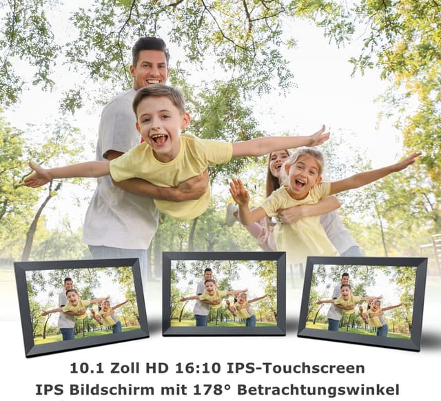 Thumbnail 4 de Aorpdd Digitaler Bilderrahmen WLAN 10.1 Zoll 32 GB