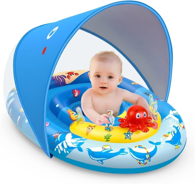Detalle de EZIGO Baby Pool Float 6-36 Months 🏊