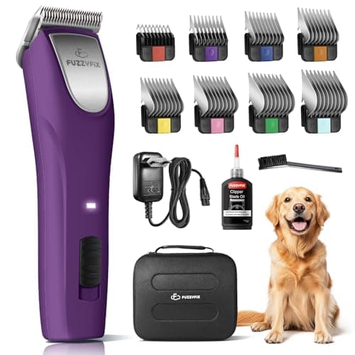 Imagen de FuzzyFix Tondeuse professionnelle pour chien, kit à faible bruit ⚙ en OfertitasTOP