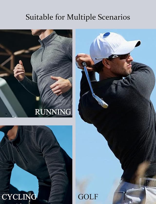 Detalle 1 de KEFITEVD fleece quarter zip 1/4