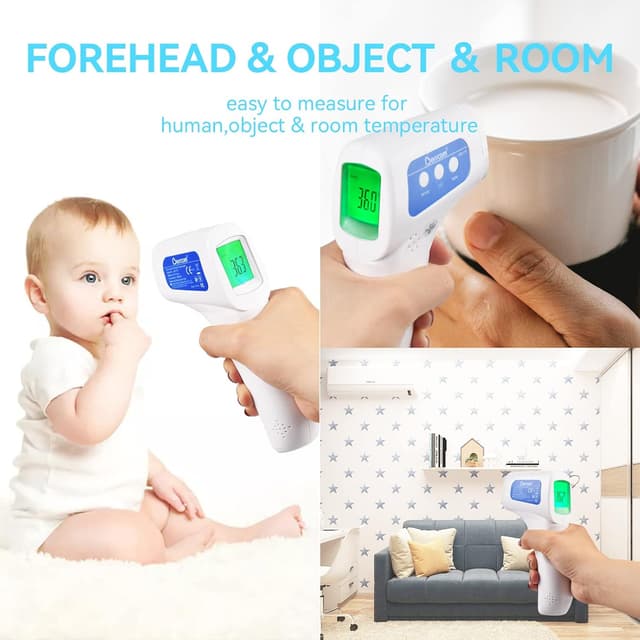 Detalle 2 de Berrcom 1 second non contact thermometer