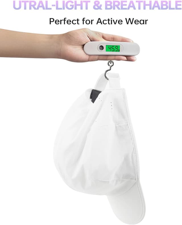 Detalle 2 de Zylioo Running Baseball Caps (UPF50+), breathable sun protection for big & small heads