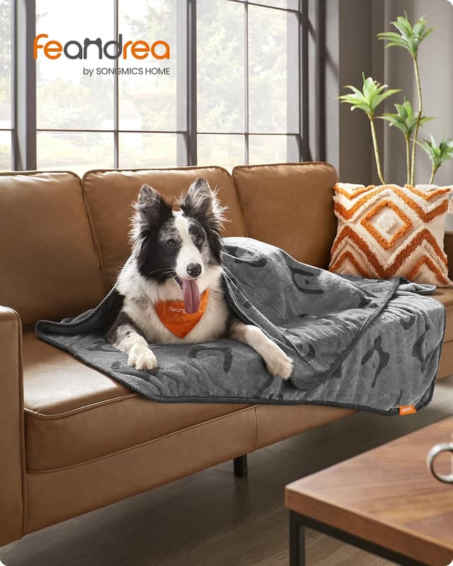 Detalle de Feandrea Pet Blankets 3-Pack XL dog blankets