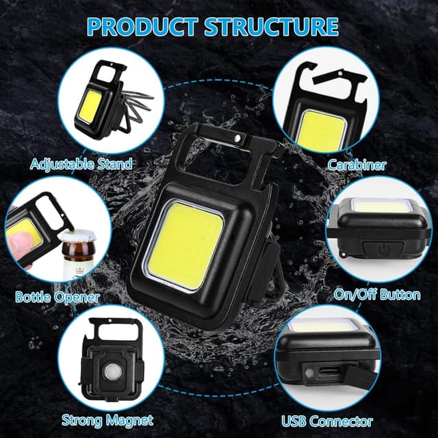 Detalle 2 de URAQT Mini Torcia 800 lumen