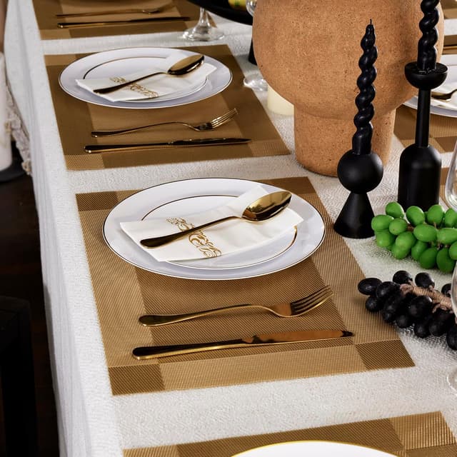 Thumbnail 4 de VANHEON Linen Feel Napkins 50 Pack