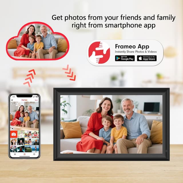 Thumbnail 4 de FRAMEO 15.6 inch digital photo frame