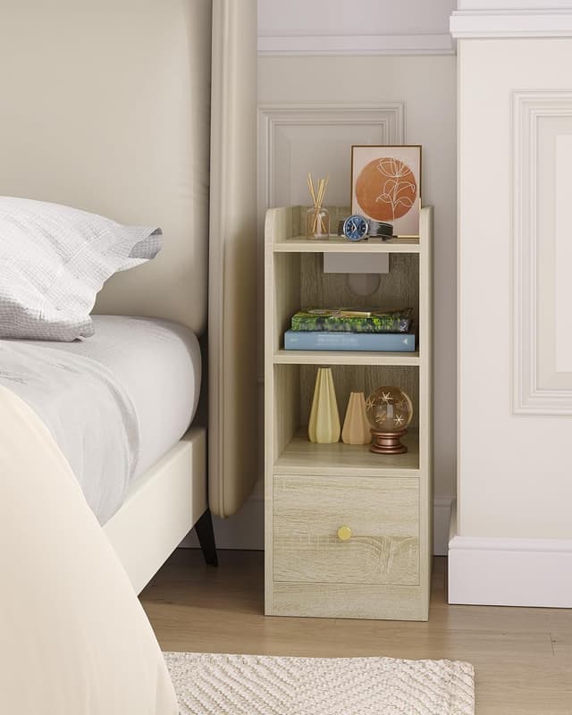 Thumbnail 1 de Hzuaneri Comodino Set di 2 con ricarica USB C