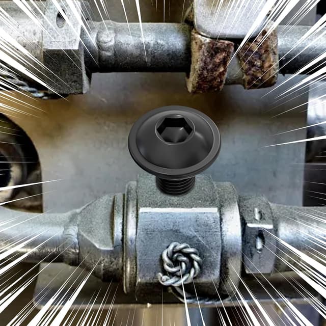 Detalle 2 de Plstod M5 x 16 Flachkopfschrauben 40er