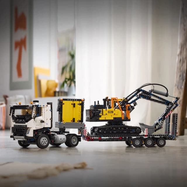 Thumbnail 3 de LEGO Technic Volvo FMX LKW mit EC230