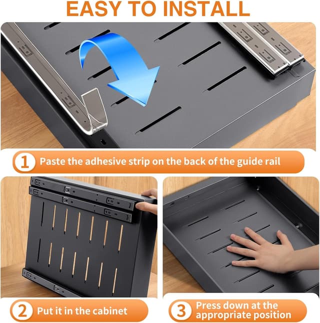 Thumbnail 2 de Aonext Teleskopschublade 2er Set