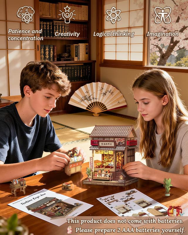 Detalle 2 de Endless Limit Book Nook Kit – Miniatur-Puppenhaus als 3D-Buchstütze mit LED