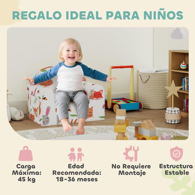 Thumbnail 5 de AIYAPLAY Sillón Infantil 54x40x43 cm