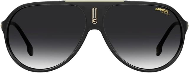 Detalle de Carrera Hot65 occhiali da sole Carrera Sunglasses 807/9O BLACK (misura 63 mm) con custodia protettiva