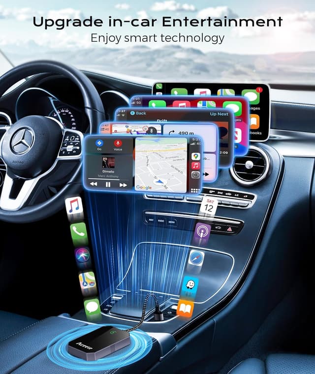 Detalle 1 de Aceele CarPlay Wireless Adapter, Plug and Play