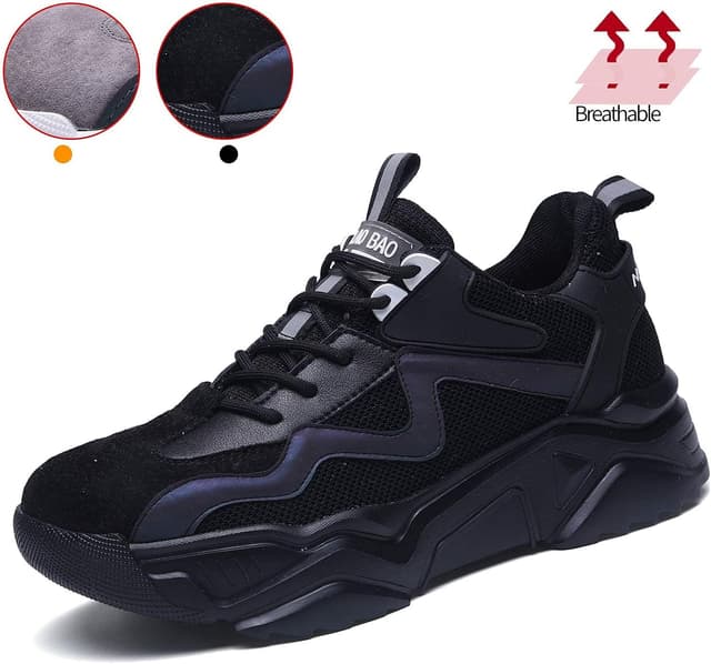Thumbnail 6 de Annvia Safety Shoes for Women: Steel Toe Cap Trainers with Kevlar anti-puncture & non-slip grip