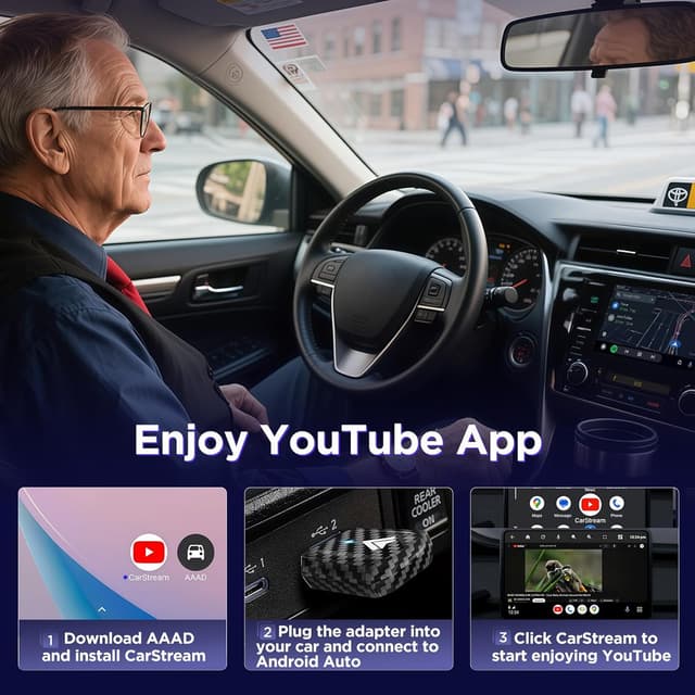 Thumbnail 6 de MSXTTLY U2AC-L9 Adattatore Android Auto Wireless