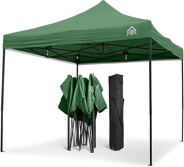 Imagen de All Seasons Gazebos 3x3m Pop Up Impermeable Verde ☂ en OfertitasTOP
