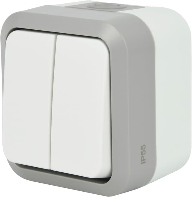 Detalle de Interrupteur double va e vient Electraline 615904 🚧