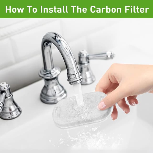 Detalle de anyuan boy 32er Trinkbrunnen-Filter Set für Katzenbrunnen (108 oz/3,2 L & 67 oz/2 L) – 16 Kohle- und 16 Schaumfilter