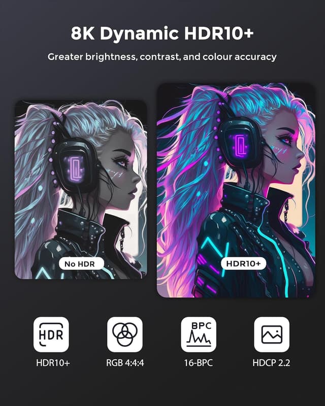 Thumbnail 4 de Silkland HDMI 2.1 Kabel 3m