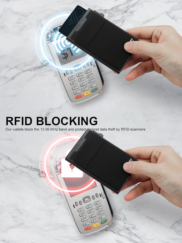 Detalle de TOYFID Minimalistische Brieftasche 6 Karten đź‘›