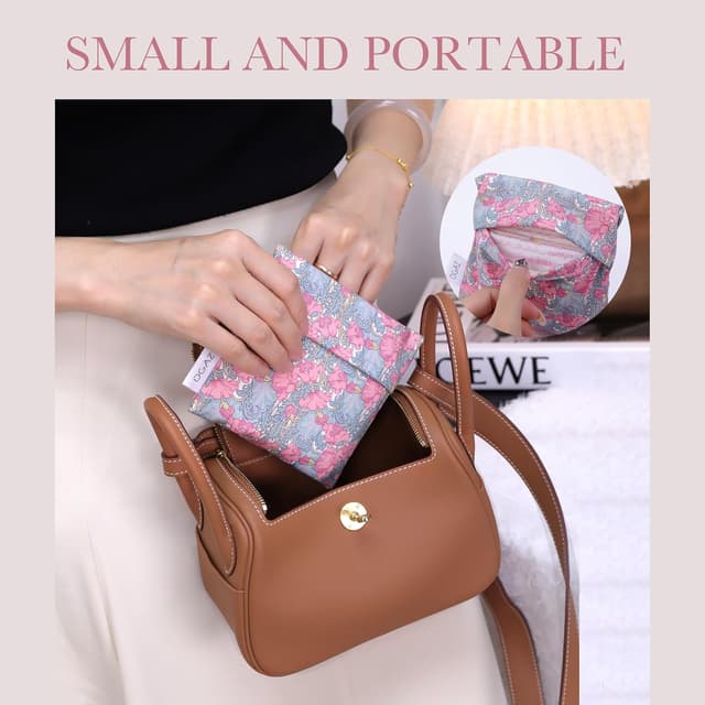 Detalle de DGAZ DGAZ sanitary napkin storage bag 5.1in