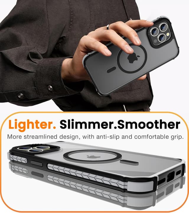 Thumbnail 5 de DEERLAMN Magnetic Case iPhone 15 Pro Max