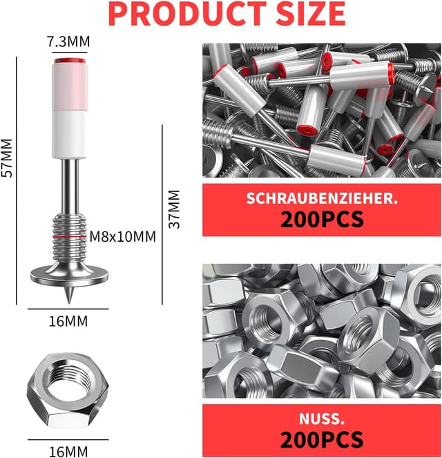 Thumbnail 1 de Clavos para pistola M8 200 uds