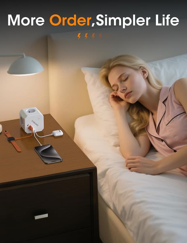 Thumbnail 5 de EYMUOBC 8‑in‑1 Cube Steckdosenleiste 3680W