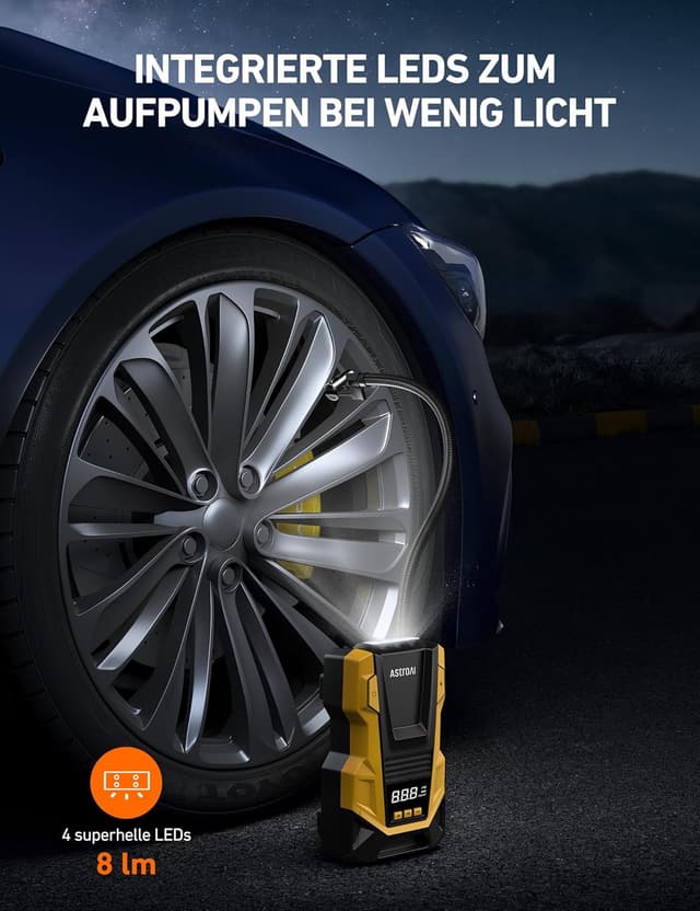 Thumbnail 5 de AstroAI 2 in 1 Kompressor 10,3 Bar