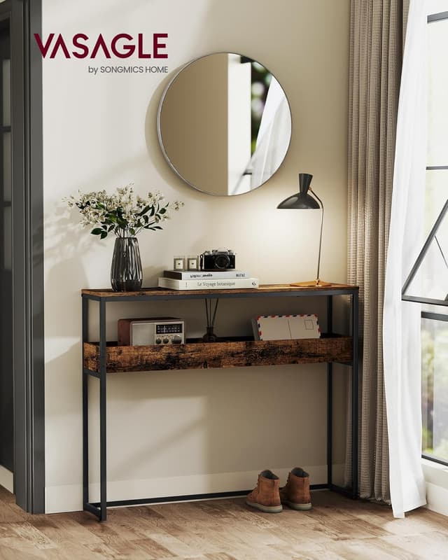 Thumbnail 1 de VASAGLE LNT091K01 tavolo console 24x100x80 cm