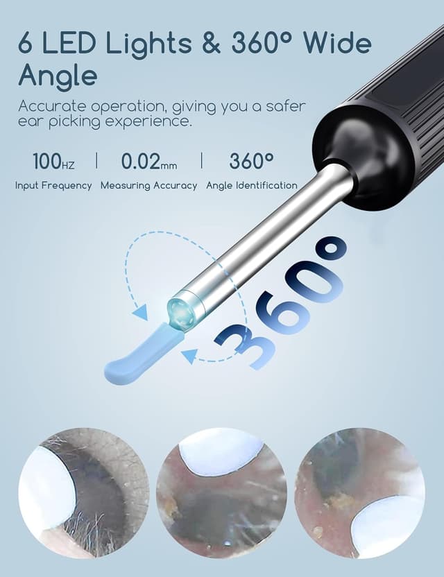 Thumbnail 4 de Qimic WiFi Ohrreiniger Otoskop 1080P