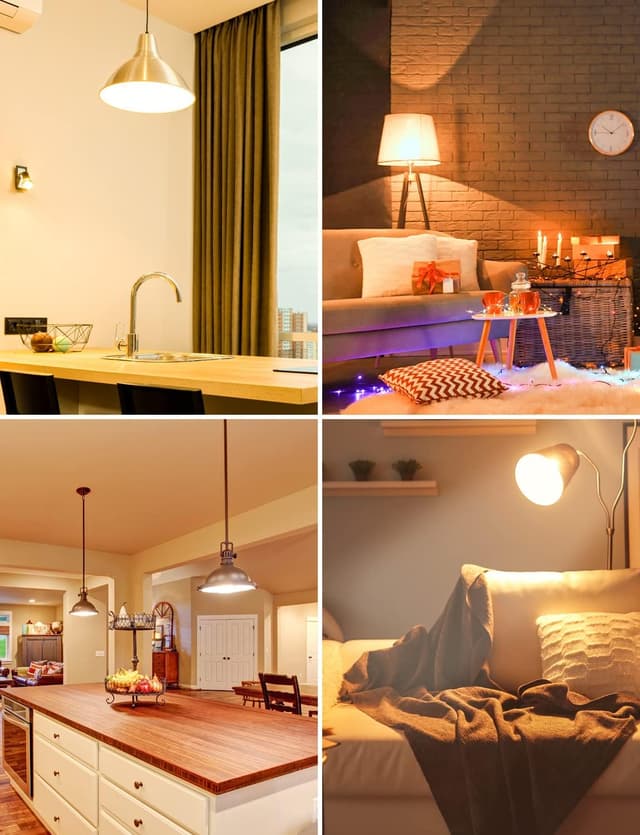 Detalle de Lepro Bayonet LED Bulb 60W Equivalent 806lm 2700K BC Pack of 12