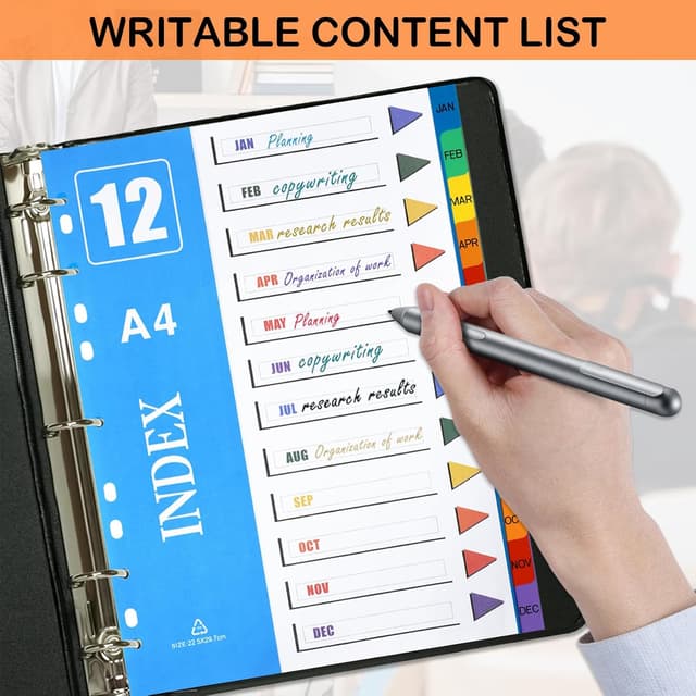 Thumbnail 4 de XHDA J-D Part Dividers A4 10 Pack