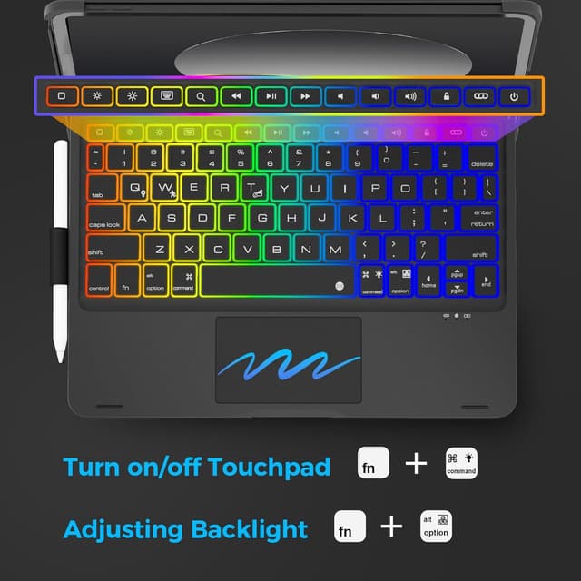 Thumbnail 5 de NOKBABO iPad 11th Case with Keyboard