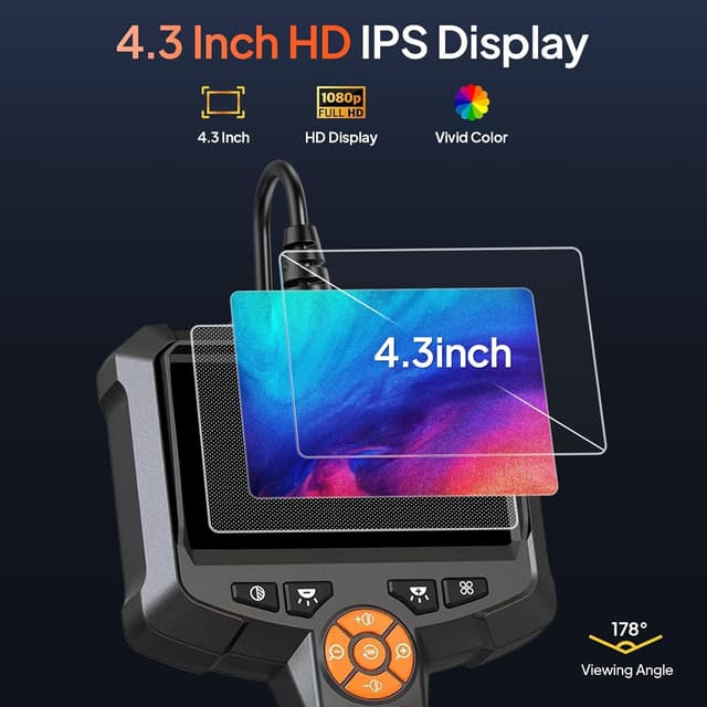 Thumbnail 1 de AOPICK Endoscope Inspection Camera 16.5ft cable