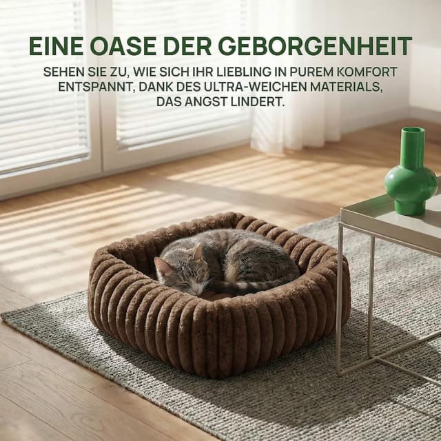 Thumbnail 6 de CareCooo Cuccia Divanetto per Cani Interno, taglia piccola S (51x48x15 cm), sfoderabile e lavabile, antiscivolo marrone