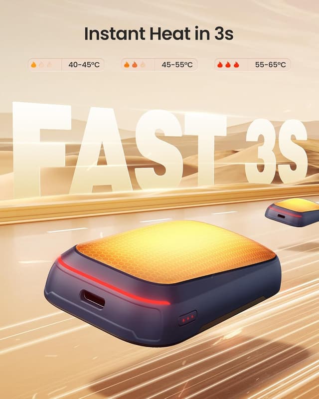 Detalle de Gaiatop Magnetic hand warmers 2-pack