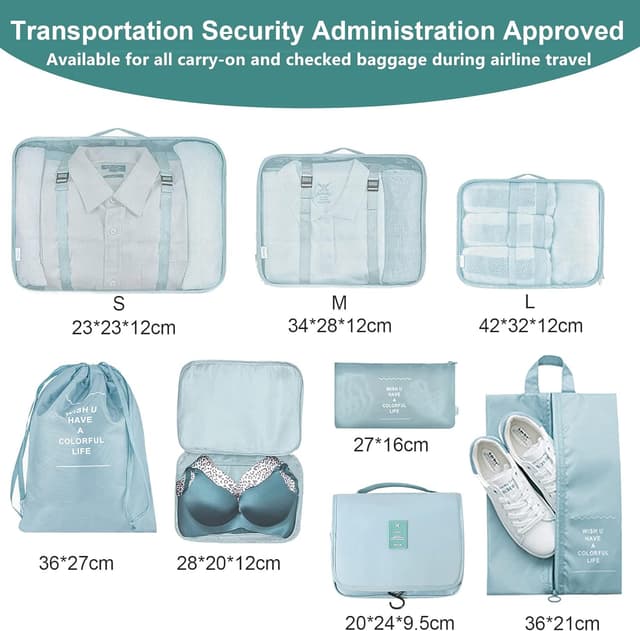 Thumbnail 4 de AiQInu Organizador de Equipaje 8 en 1