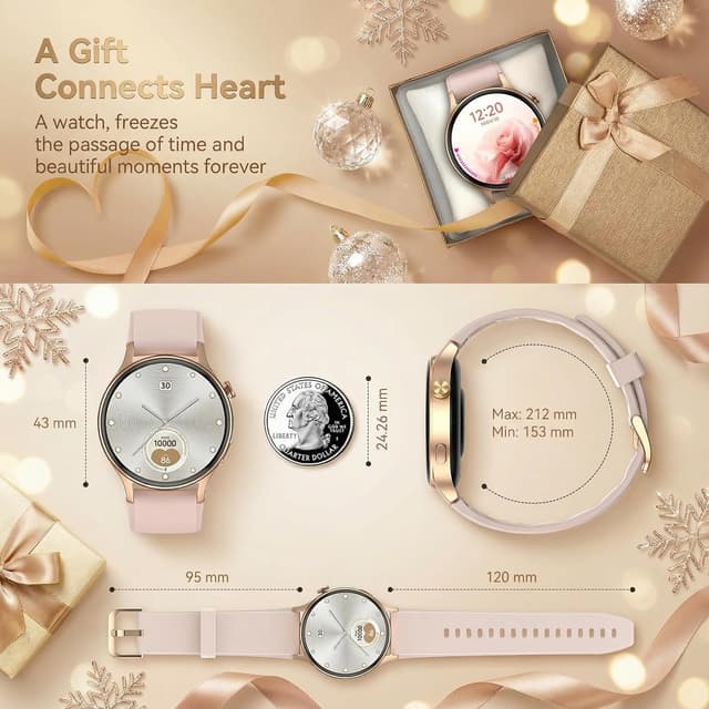 Thumbnail 5 de aeac Smart Watch for Women 1.32" AMOLED