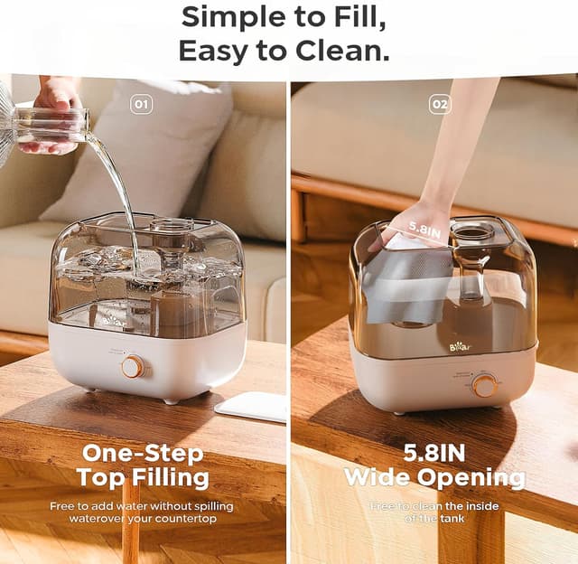 Thumbnail 6 de BEAR Umidificatore 5L Ultra Silenzioso 28dB